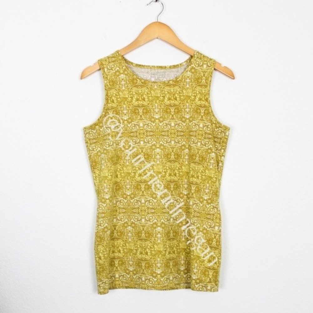 Athleta Patterned Athletic Tank Top M Tall